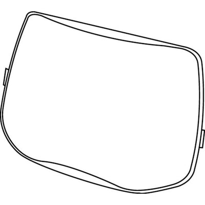 3M Speedglas 9100 Welding Helmet Outside Protection Plate 06-0200-53 - High Temperature - 10 ea/Bag