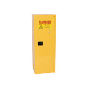Eagle Space Saver Flammable Liquid Safety Cabinet - 24 Gallon - 3 Shelves - 1 Door - Self Close - Yellow - 2310X