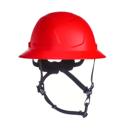 MSA V-Gard H2 Full Brim - Type II Class E Safety Helmet - Non-Vented - Red - 10250599