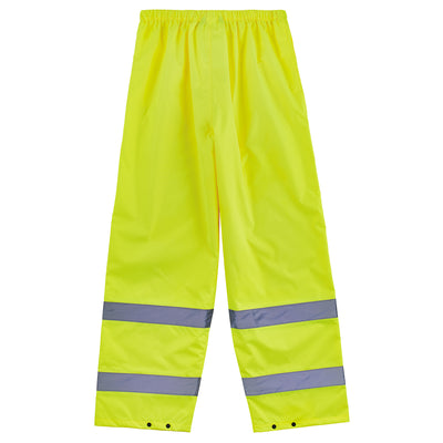 Ergodyne GloWear 8916 Lightweight Hi-Vis Rain Pants - Class E - Lime