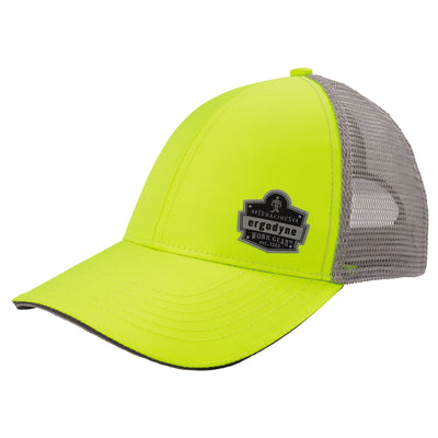 Ergodyne GloWear 8933 Hi-Vis Reflective Snapback Hat - Hi-Vis Lime - Ergodyne Logo