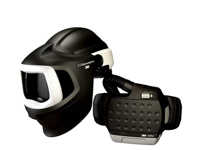 3M Adflo Powered Air Purifying Respirator HE System with 3M Speedglas Welding Helmet 9100 MP - 37-1101-00SW