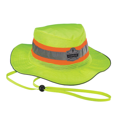 Ergodyne GloWear 8935 Hi-Vis Ranger Sun Hat - Lime