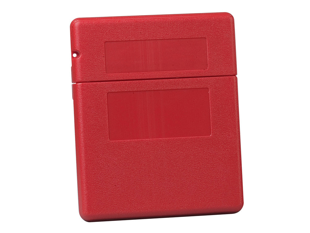 Justrite Document Storage Box For Sds Sheets - Medium-Sized - Polyethylene - Lockable Flip-Top Opening - Single Pack - S23303
