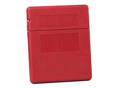 Justrite Document Storage Box For Sds Sheets - Medium-Sized - Polyethylene - Lockable Flip-Top Opening - Single Pack - S23303