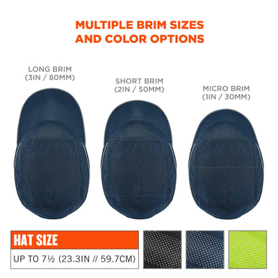 Ergodyne Skullerz 8955 Lightweight Bump Cap Hat - Navy