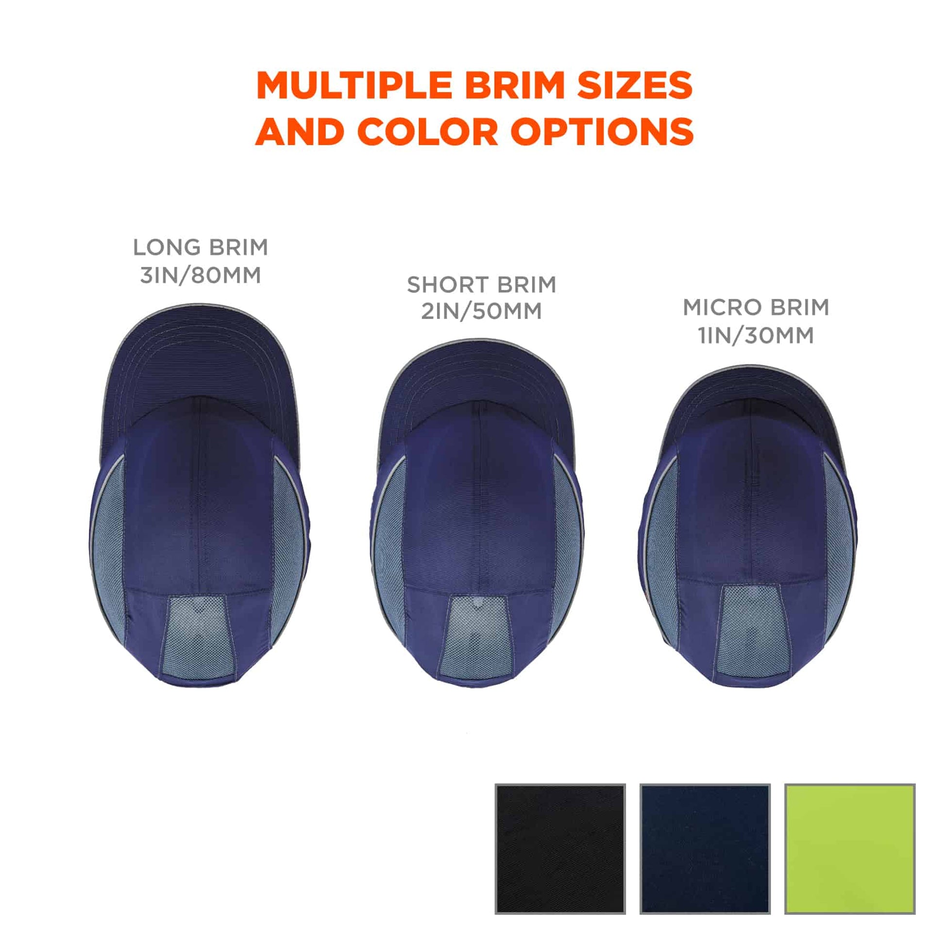 Ergodyne Skullerz 8950XL Bump Cap Hat - Black