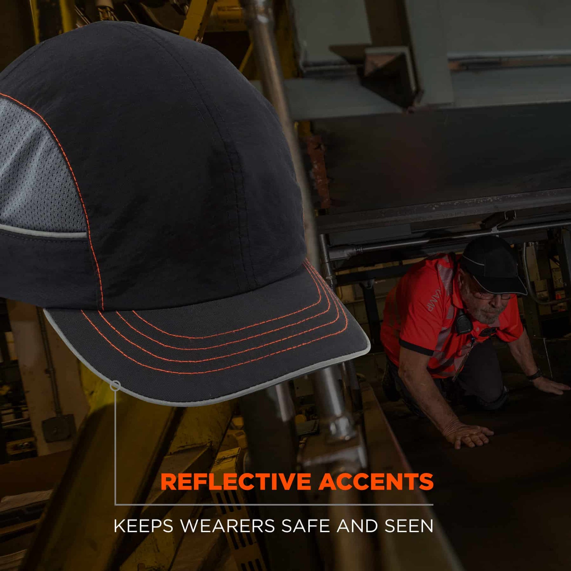Ergodyne Skullerz 8950XL Bump Cap Hat - Black