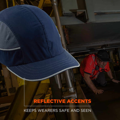Ergodyne Skullerz 8950XL Bump Cap Hat - Navy
