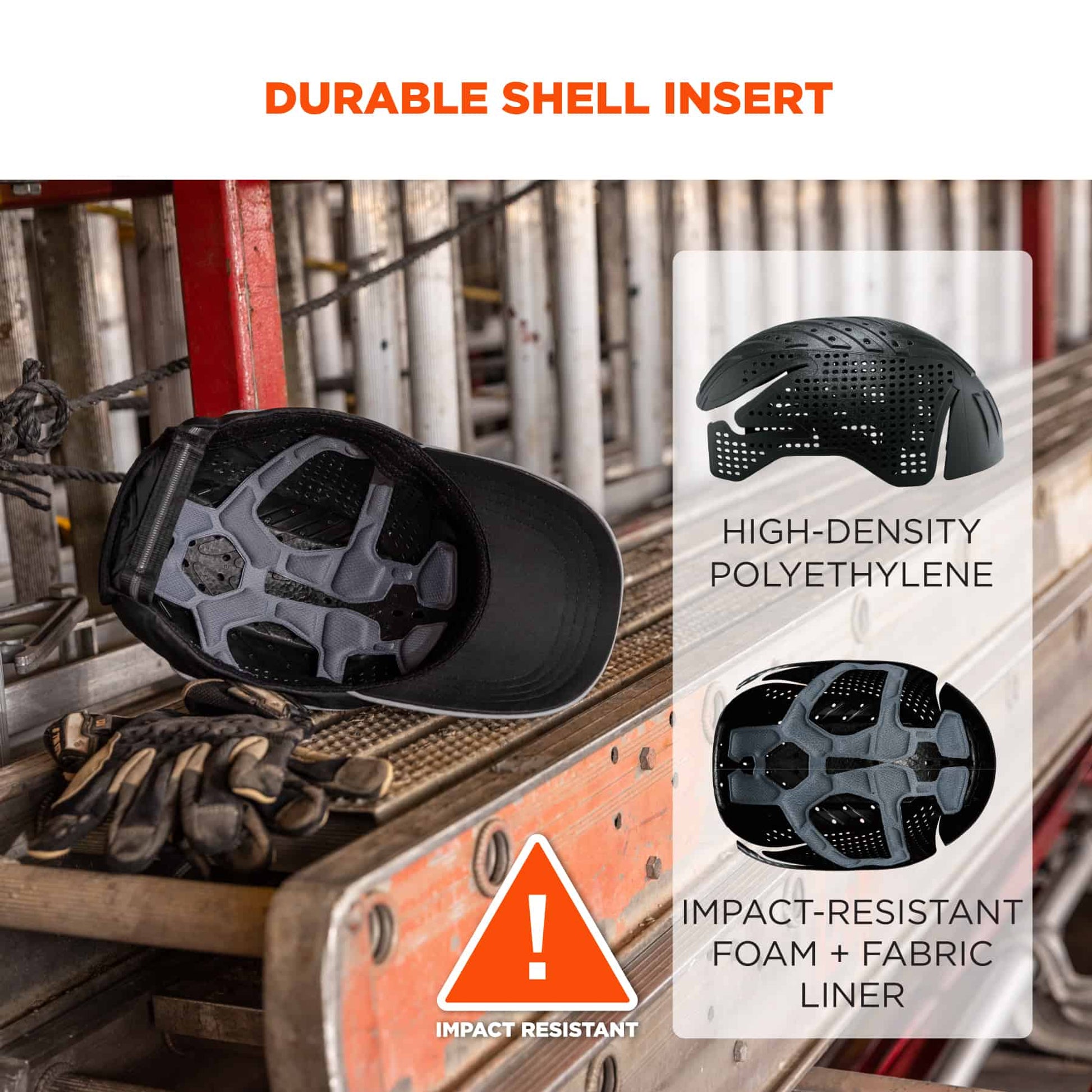 Ergodyne Skullerz 8955 Lightweight Bump Cap Hat - Black