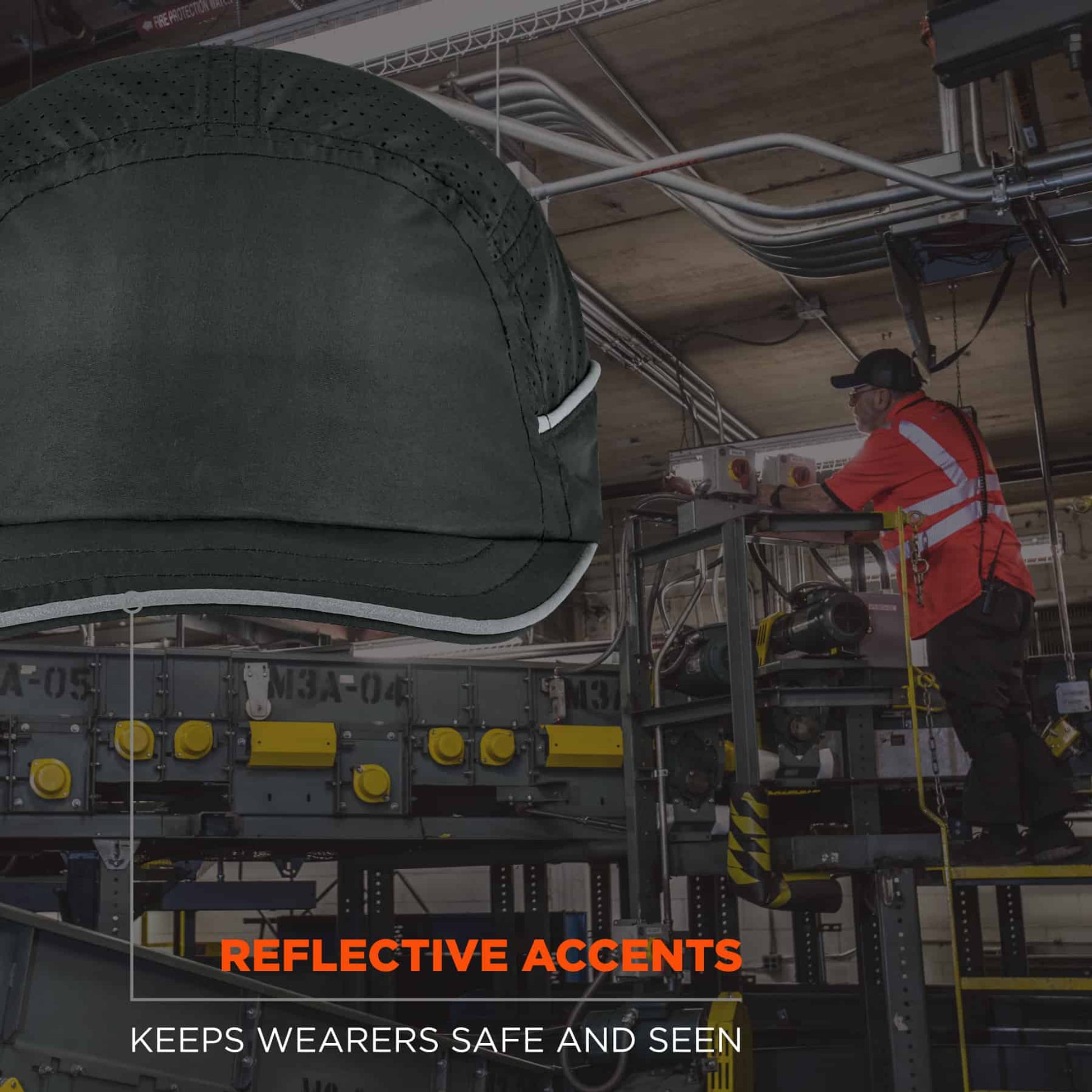 Ergodyne Skullerz 8955 Lightweight Bump Cap Hat - Black