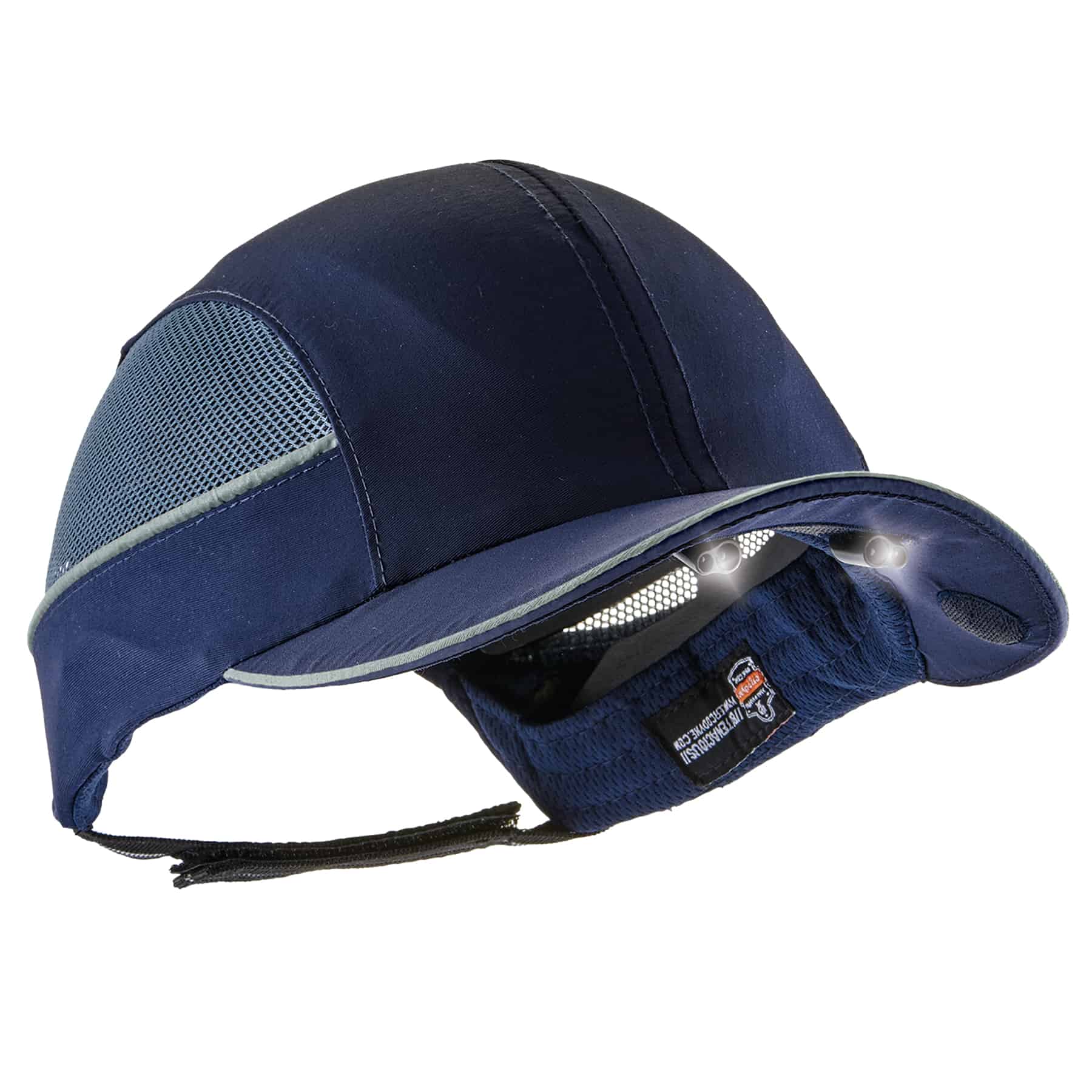 Ergodyne Skullerz 8960 Bump Cap Hat - LED Lighting - Navy