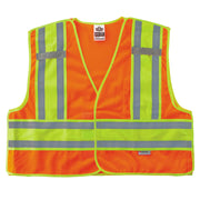 Ergodyne GloWear 8245PSV Hi-Vis Public Safety Vest - Type P, Class 2 - Orange