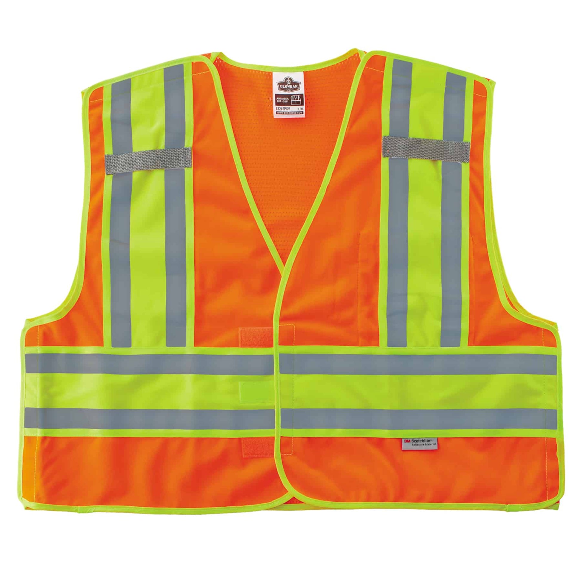 Ergodyne GloWear 8245PSV Hi-Vis Public Safety Vest - Type P, Class 2 - Orange