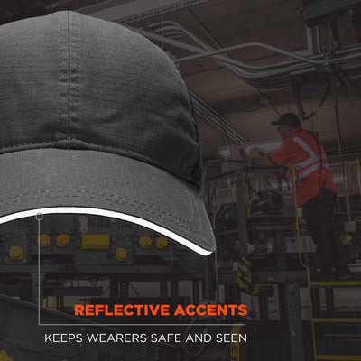 Ergodyne Skullerz 8946 Standard Baseball Cap and Bump Cap Insert - Hat ONLY