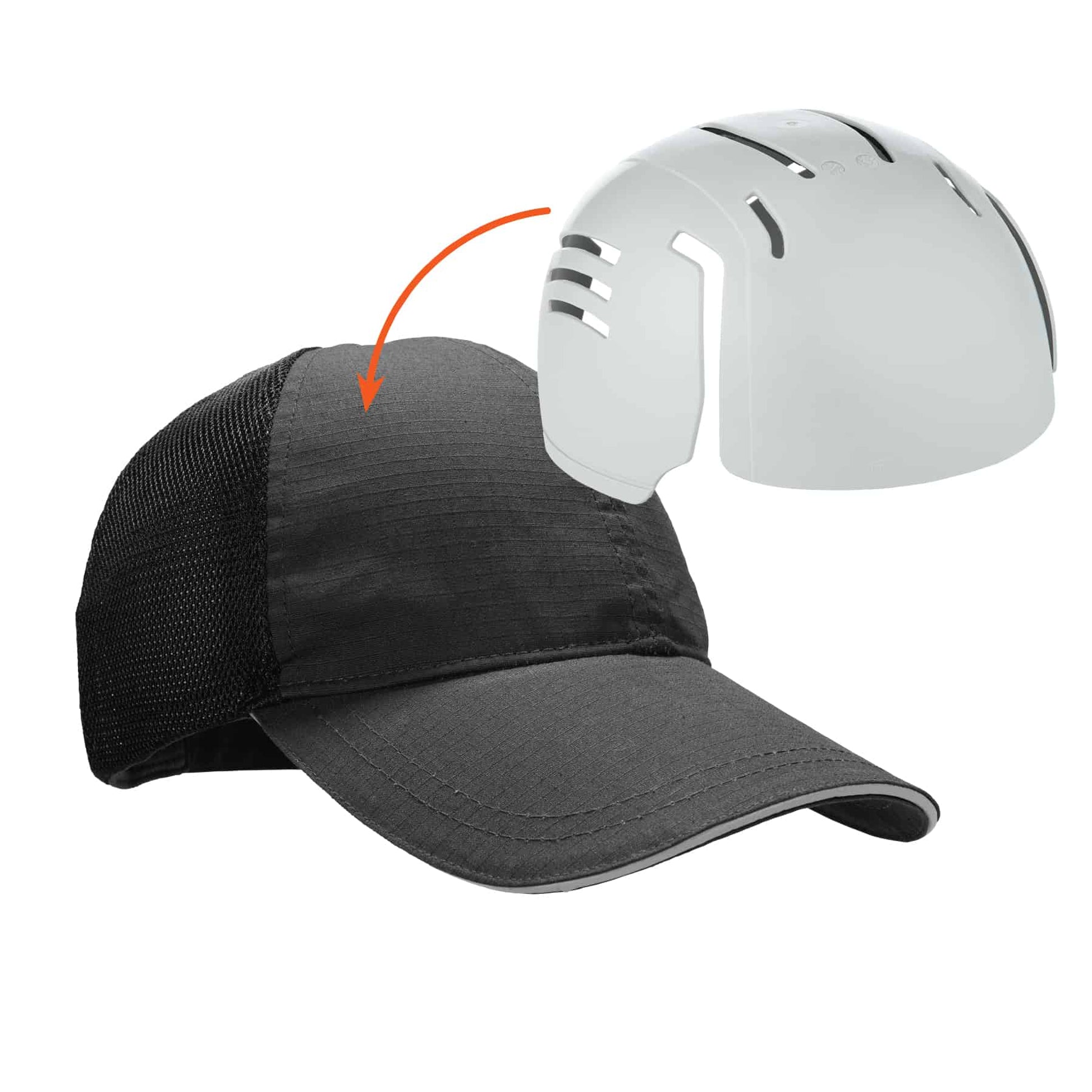Ergodyne Skullerz 8946 Standard Baseball Cap and Bump Cap Insert - Hat w/ Insert