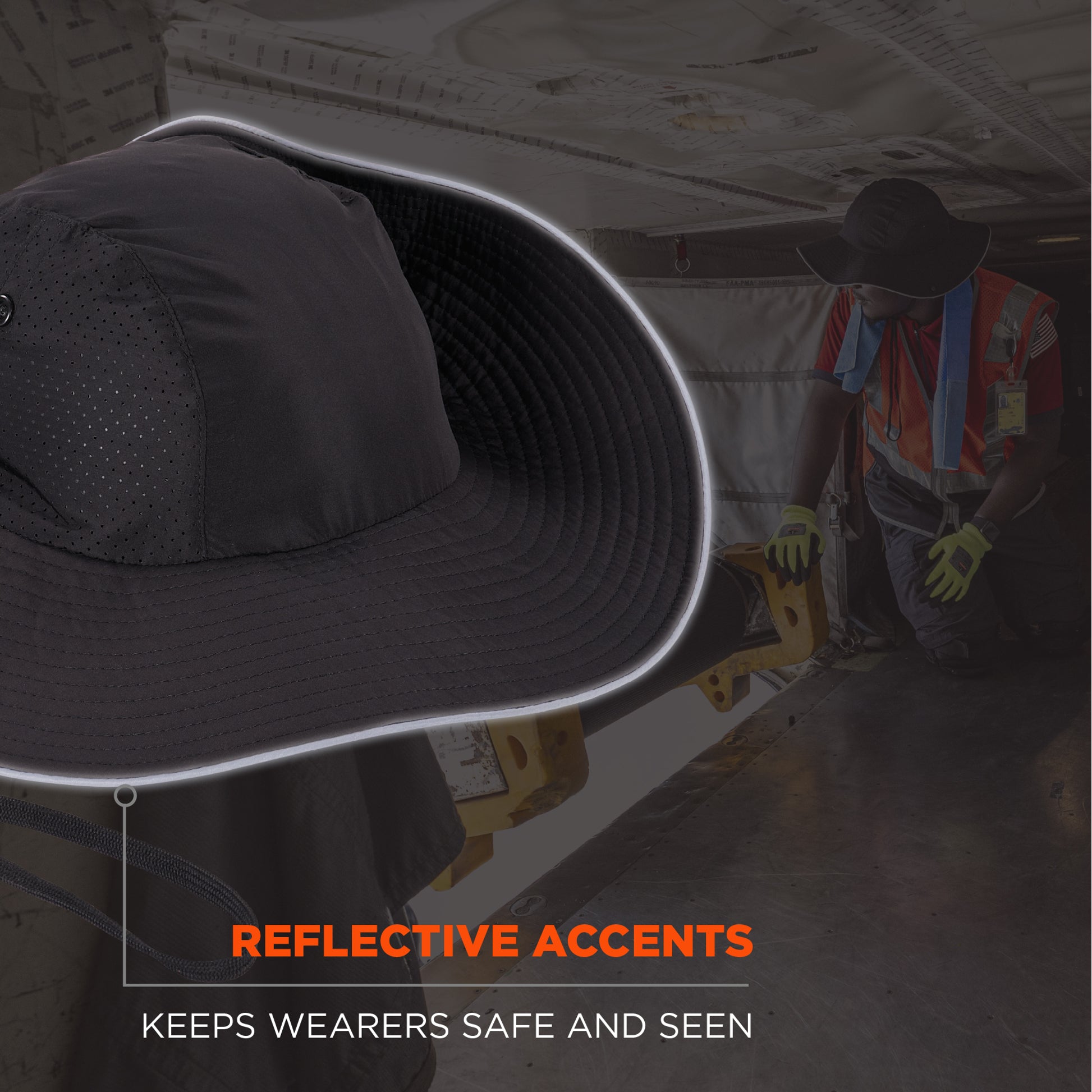 Ergodyne Skullerz 8957 Lightweight Ranger Hat and Bump Cap Insert - Black