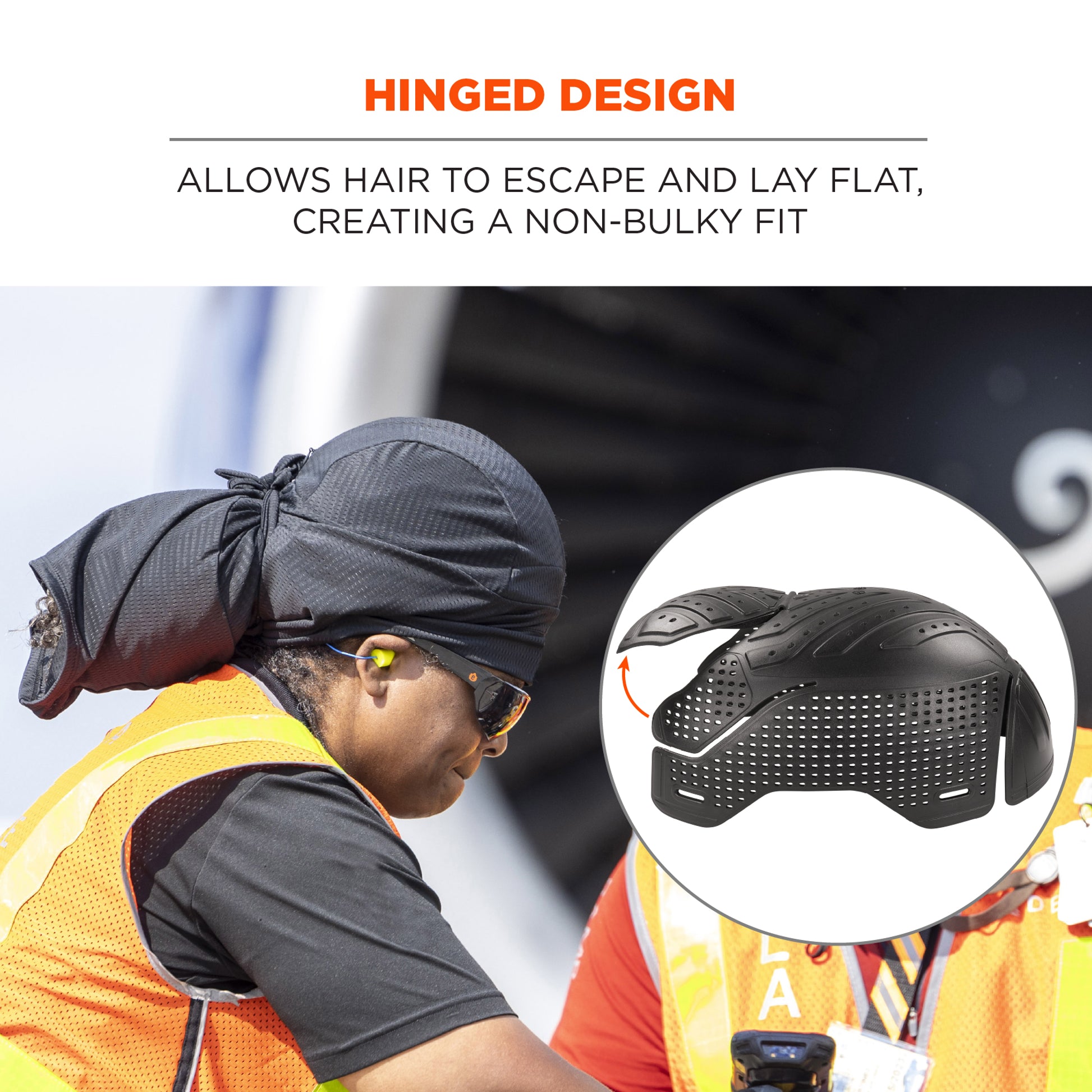 Ergodyne Skullerz 8943F(x) Universal Bump Cap Insert - Flexible Hinged