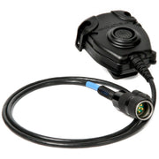 3M PELTOR Push-To-Talk (PTT) Adapter Military Radio - with 6-PIN MIL-C-55116 Connector - FL5601-02
