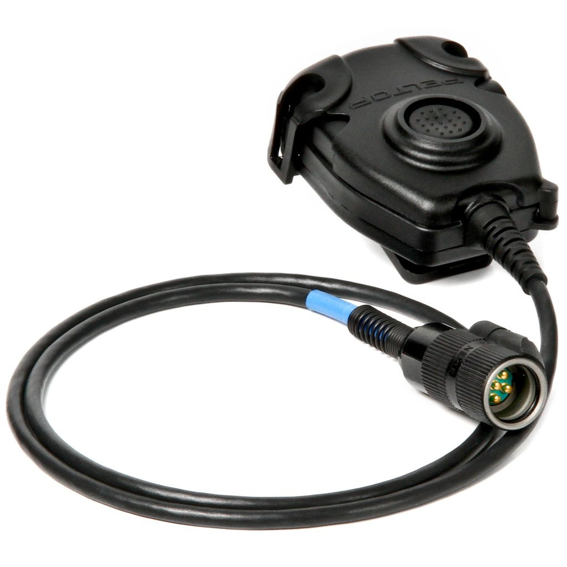 3M PELTOR Push-To-Talk (PTT) Adapter Military Radio - with 6-PIN MIL-C-55116 Connector - FL5601-02