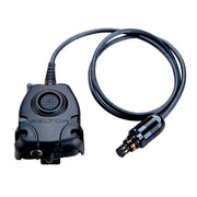 3M PELTOR DUAL Push-To-Talk (PTT) Adapter Military Radios - with 6-PIN MIL-C-55116 Connector - FL5701