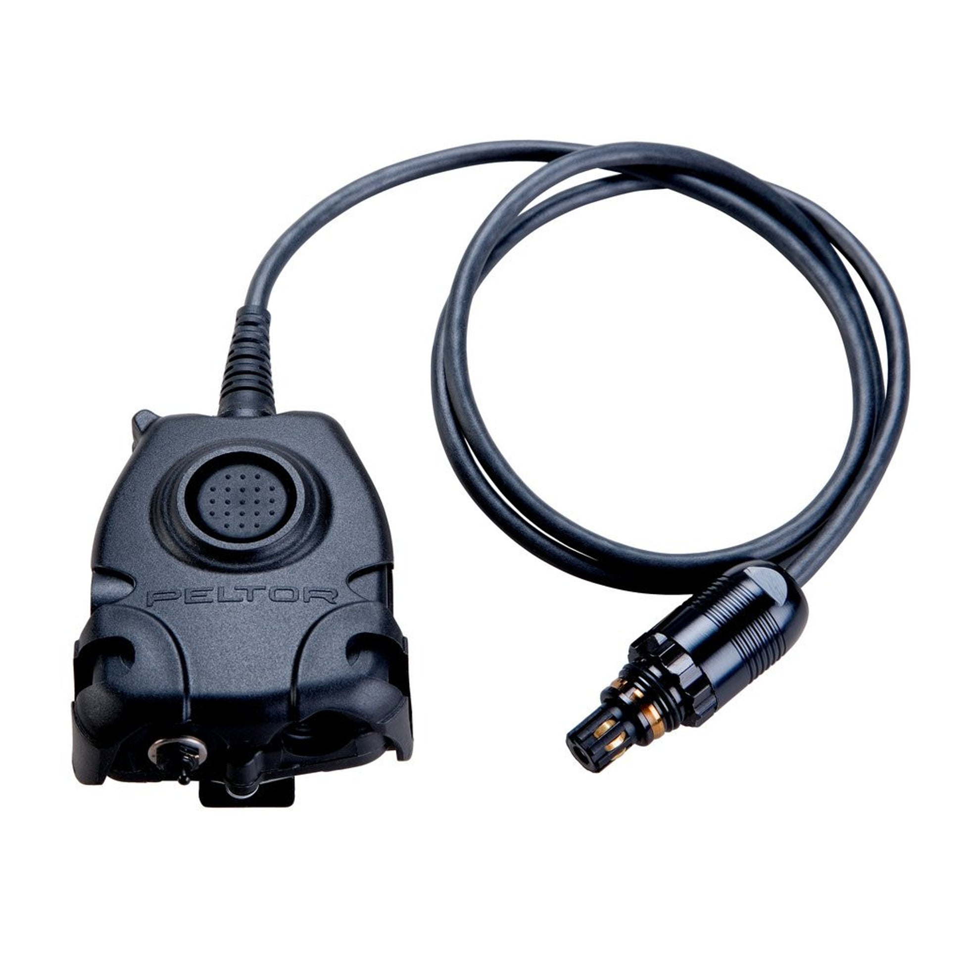 3M PELTOR DUAL Push-To-Talk (PTT) Adapter Military Radios - with 6-PIN MIL-C-55116 Connector - FL5701