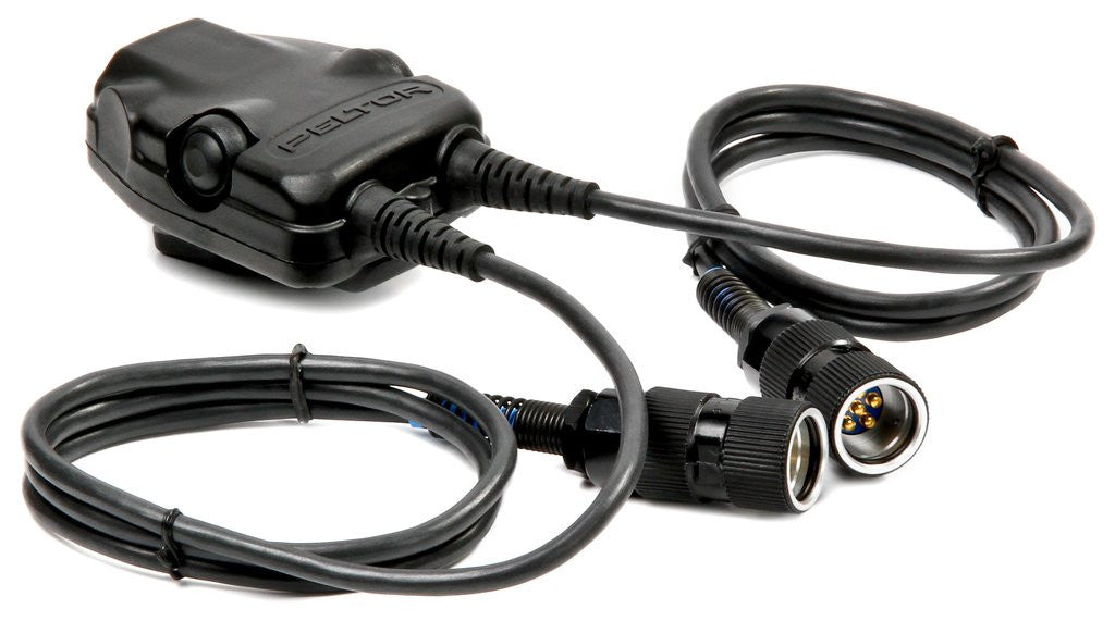 peltor ptt fl5701 デュアル 3M PELTOR DUAL Push-To-Talk (PTT) Adapter Military Radios FL5701