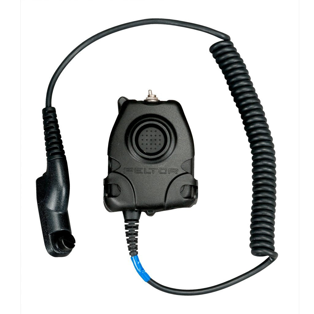 3M PELTOR Push-To-Talk (PTT) Adapter - Motorola Turbo - NATO Wiring - FL5063-02