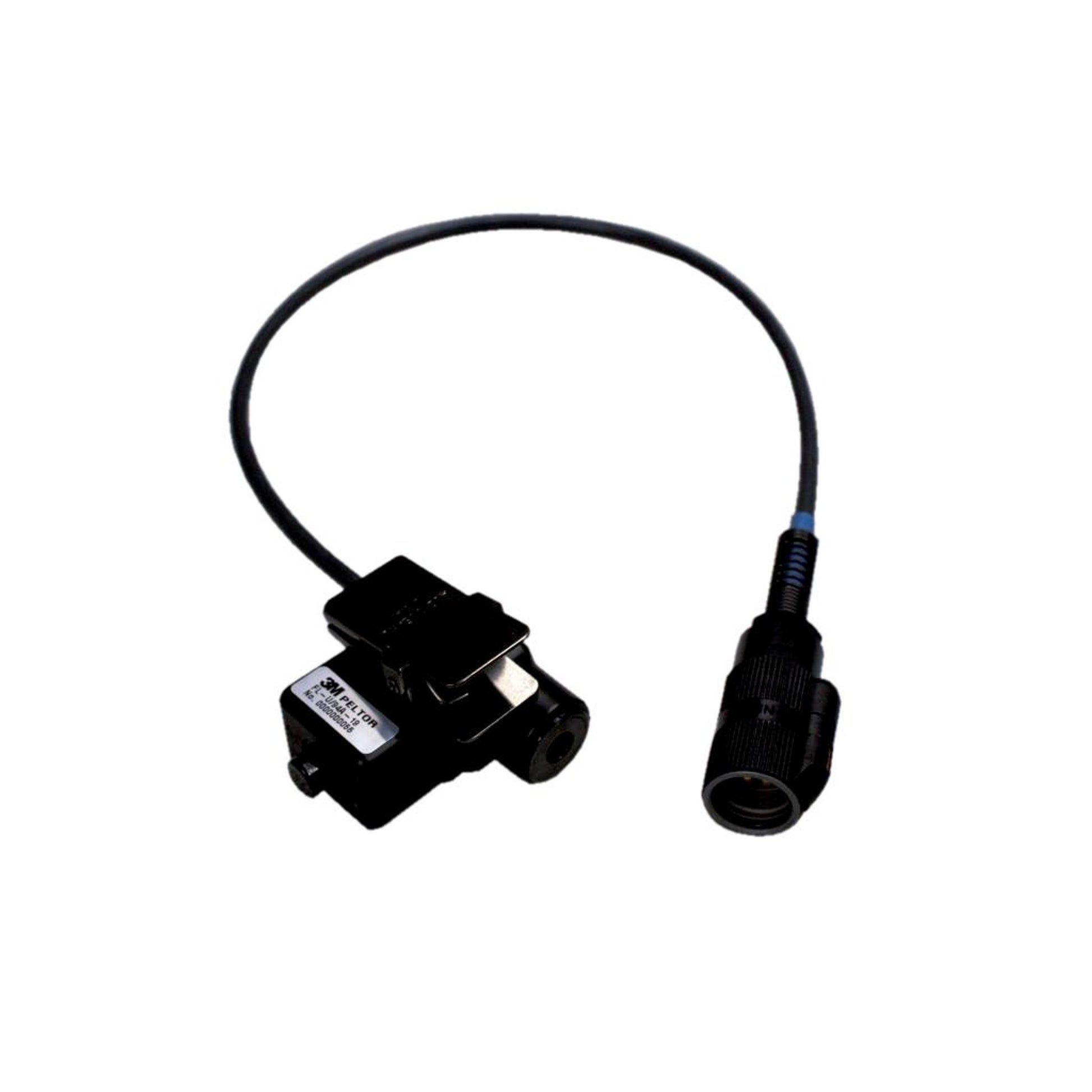 3M PELTOR Push-To-Talk (PTT) Adapter - Black - FL-U/94A-19