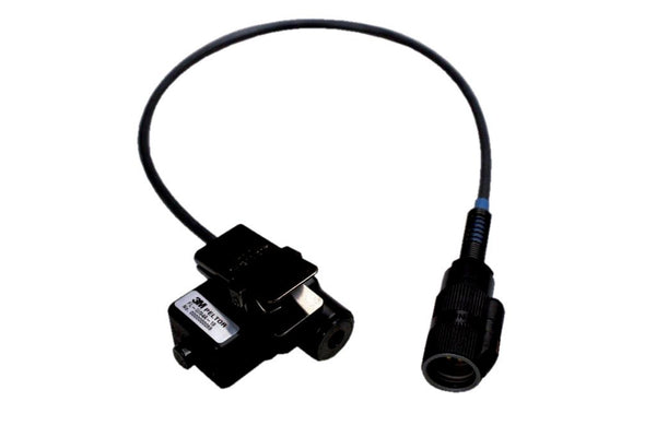 3M PELTOR Push-To-Talk (PTT) Adapter - Black - FL-U/94A-19