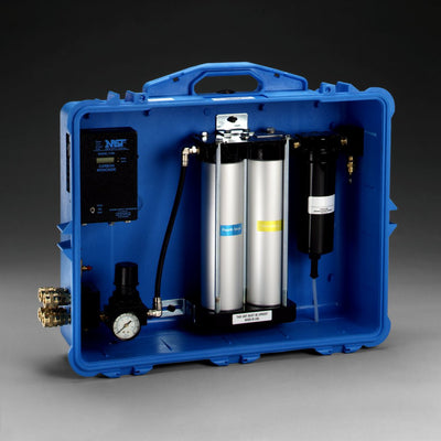 3M Portable Compressed Air Filter and Regulator Panel 256-02-00, 50 cfm, 4 outlets, with Carbon Monoxide Filtration and Monitor 1 EA/Case