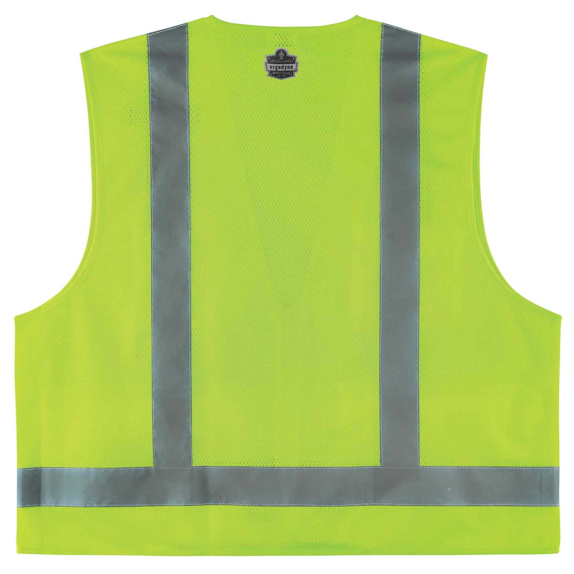 Ergodyne GloWear 8249Z Hi-Vis Surveyors Vest - Type R, Class 2, Zipper, Economy - Lime