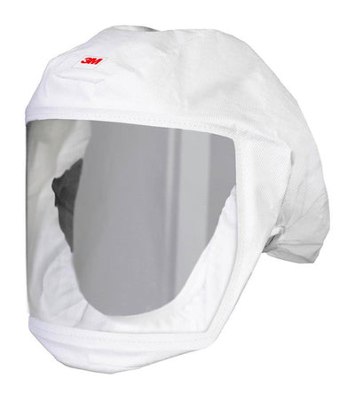 3M Versaflo Headcover with Integrated Head Suspension S-133S-5 White Small - Medium 5 EA/Case