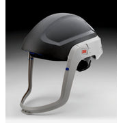 The M-301 hardhat does not include a visor or faceseal, allowing the customer to choose the exact combination that meets their needs.