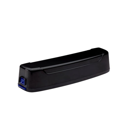 When equipped with a new high capacity battery (TR-632) and new filter,  the TR-600 PAPR assembly has a run time of 8-18 hours. PAPR runtime will vary based on battery age, filter loading, filter or cartridge selection, and user selected air flow setting.  Under equivalent conditions, the TR-632 high capacity battery provides extended PAPR run time when compared to the TR-630 standard capacity battery.  The TR-632 will charge in less than 4 hours.