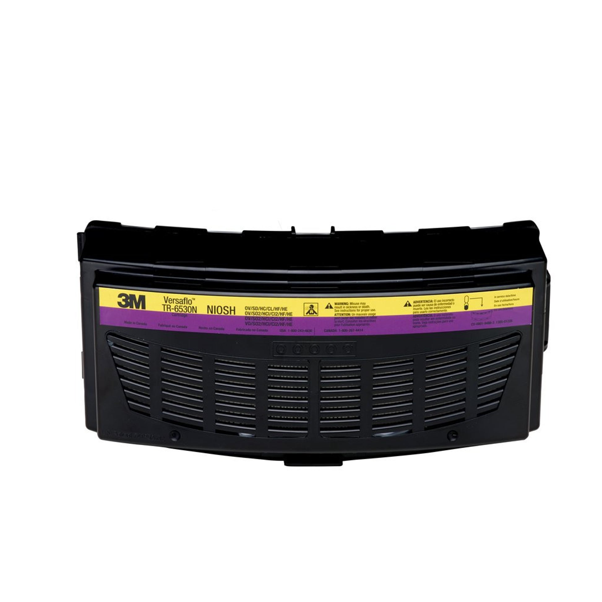 3M Versaflo Organic Vapor/Acid Gas/HEPA Cartridge TR-6530N, for TR-600/800 PAPR 5 EA/Case