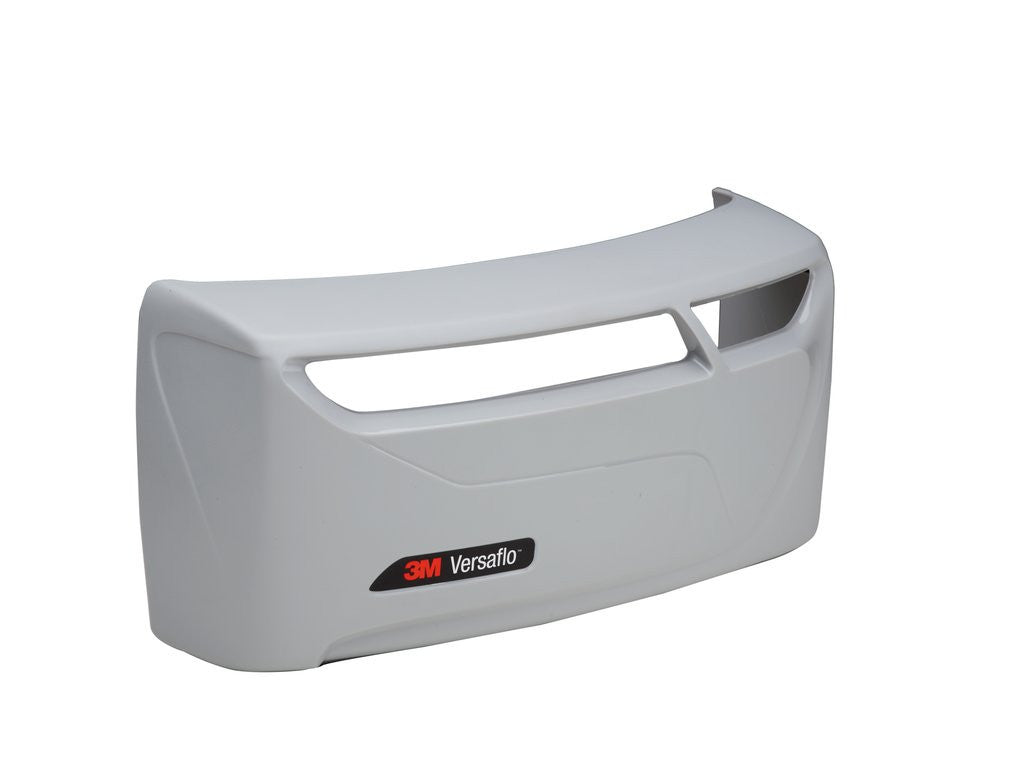 The TR-6300FC is a filter cover for use with the TR-6320N, TR-6350N and TR-6360N cartridges.  3M recommends the use of the filter cover in order to help protect cartridges from physical damage.  The filter cover is also used to hold the TR-6600 Prefilter or TR-662 Spark Arrestor in place. The filter cover may be cleaned and reused, and should be replaced when worn or damaged.