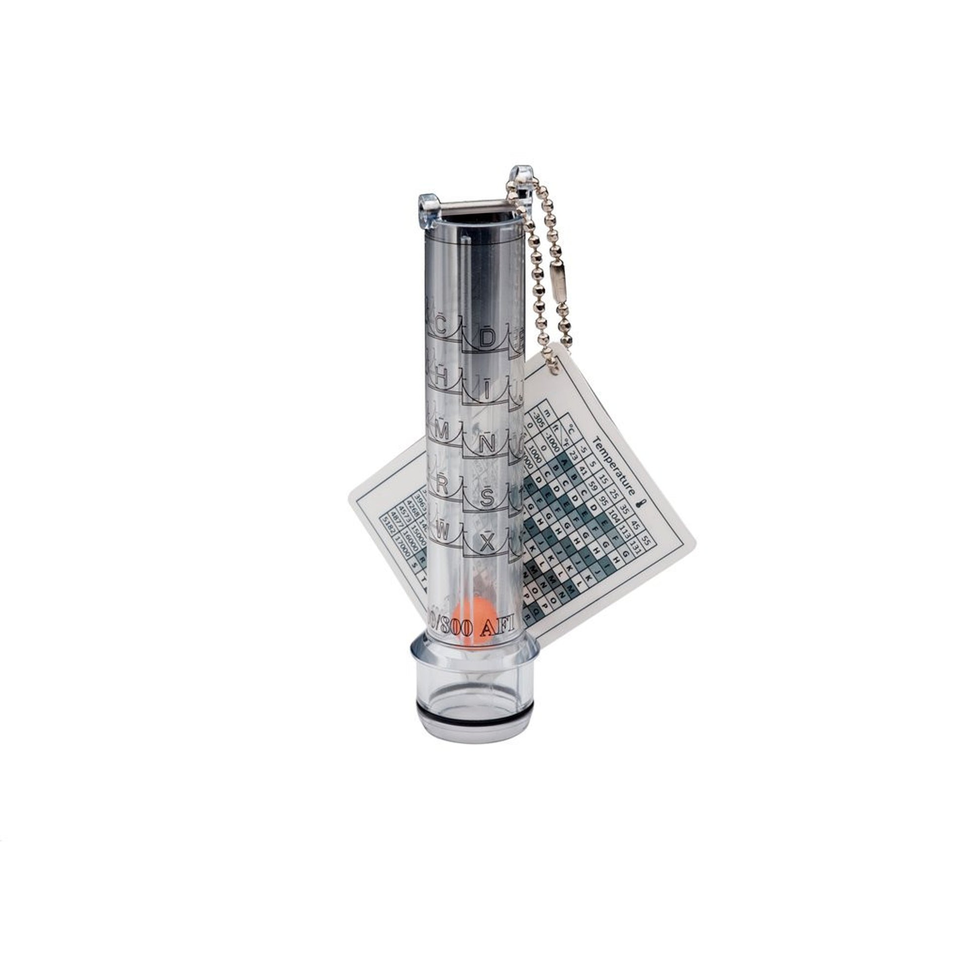 The TR-971 air flow indicator may be used to confirm air flow levels of the TR-600 series PAPR.  The TR-971 is designed to enable testing at various elevations and temperatures within the operational range of the PAPR system.  See the User Instructions for details regarding how to use the TR-971.