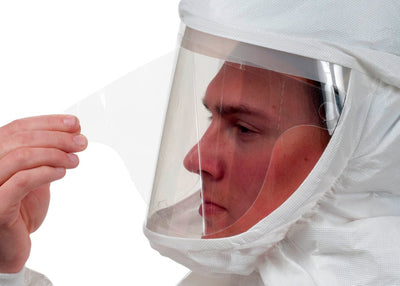 3M Versaflo Multi Layer Peel-Off Visor Cover, S-923-10, for S-600 S-700 and S-800 Assemblies 10 EA/Case