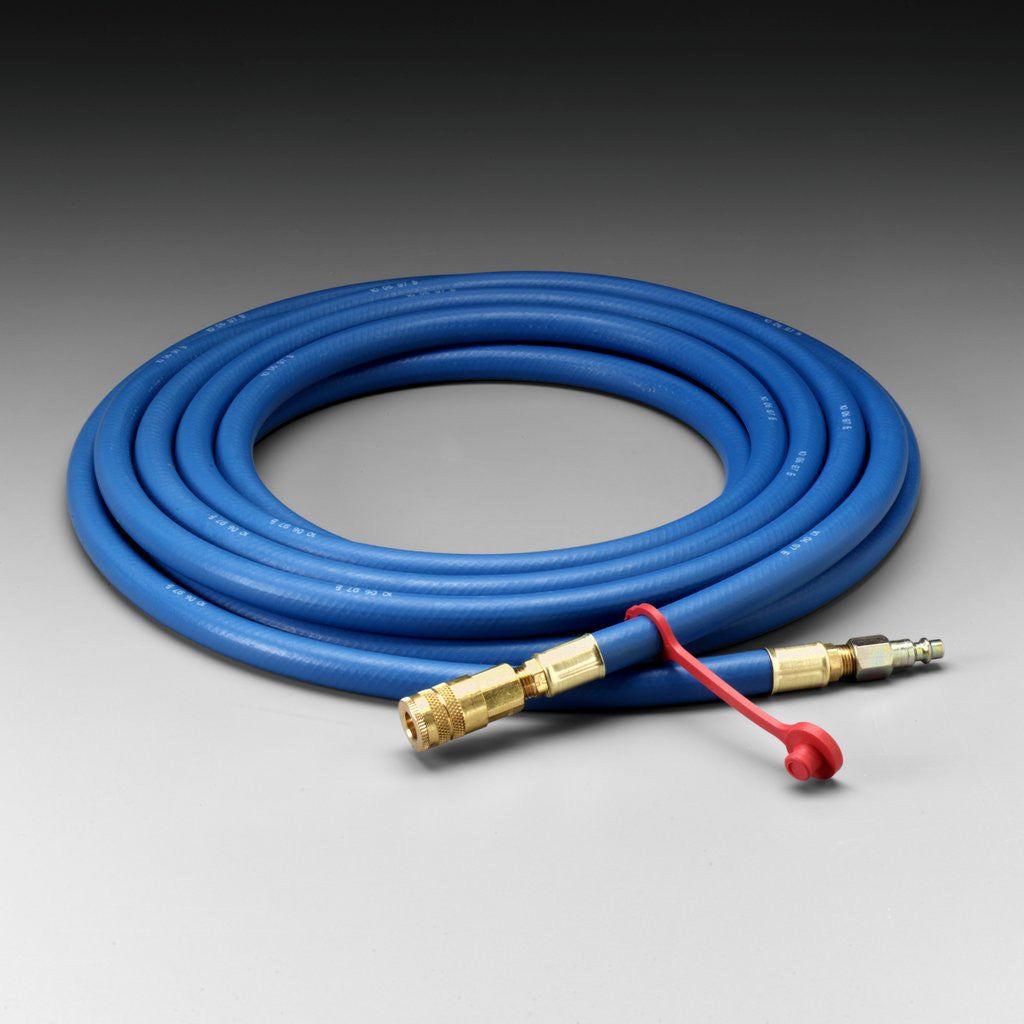 3M Supplied Air Respirator Hose W-9435-100/07012(AAD), 100 ft, 3/8 in ID, Industrial Interchange Fittings, High Pressure 1 EA/Case