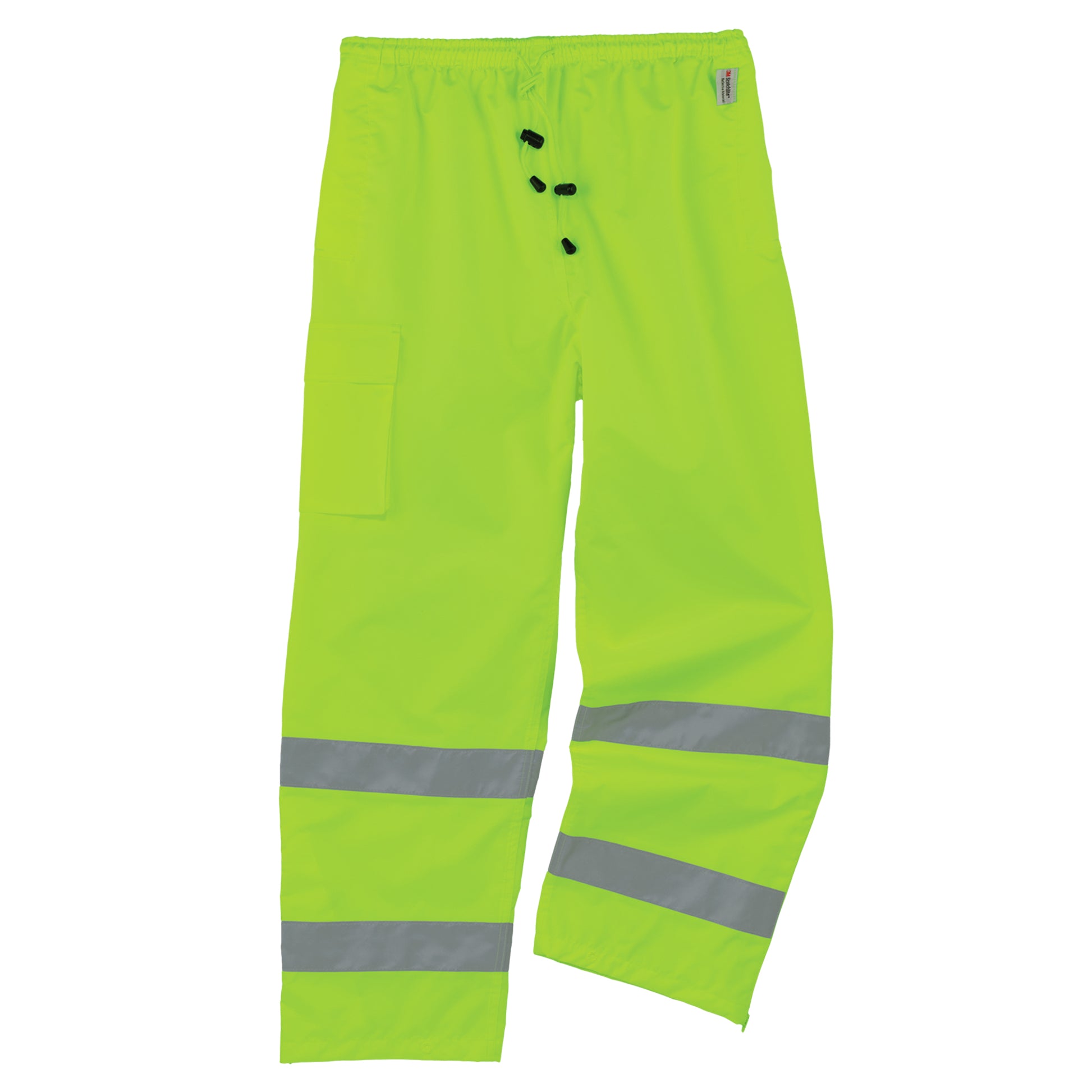 Ergodyne GloWear 8915 Hi-Vis Rain Pants - Class E, Breathable - Lime