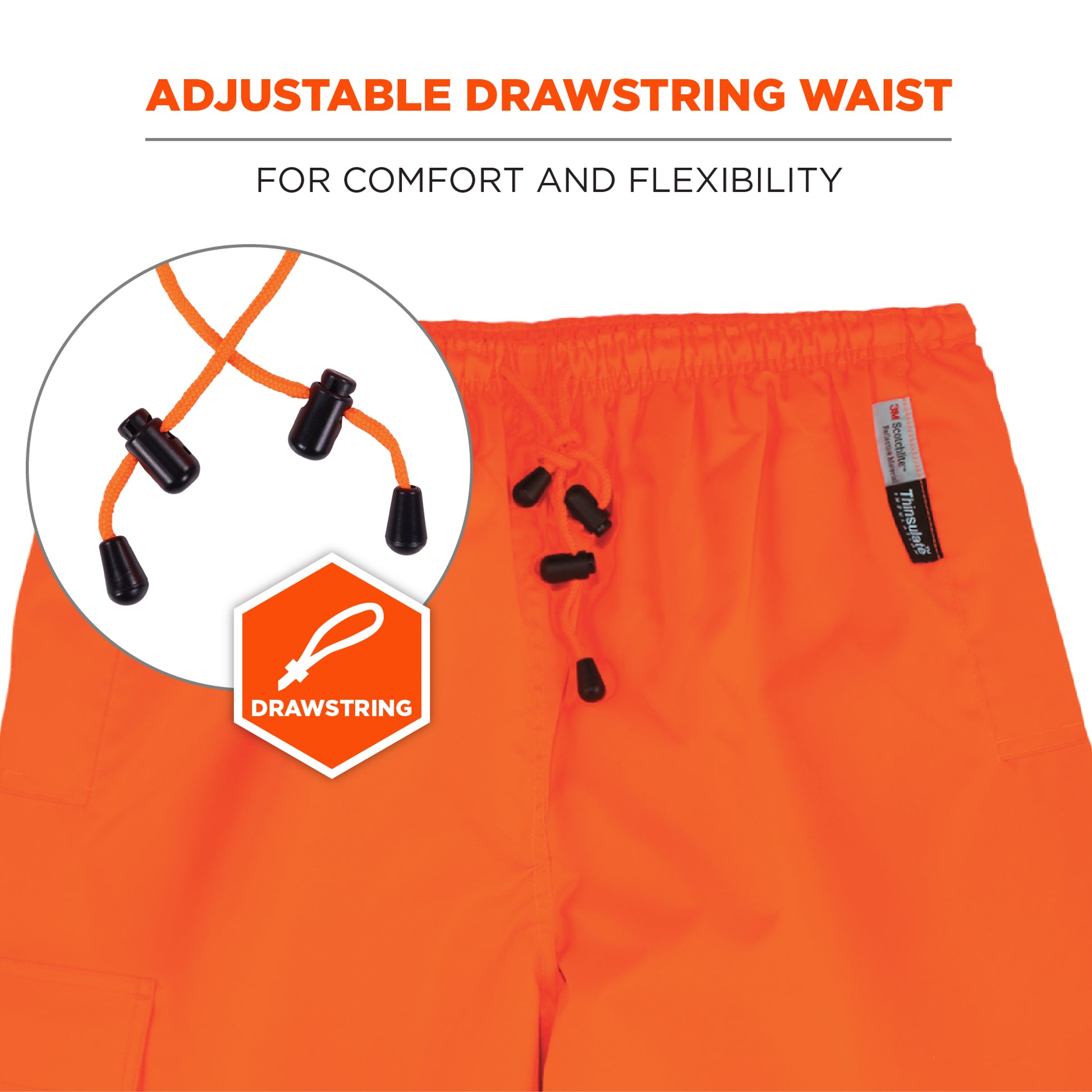 Ergodyne GloWear 8925 Hi-Vis Thermal Pants - Class E - Orange