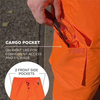 Ergodyne GloWear 8925 Hi-Vis Thermal Pants - Class E - Orange