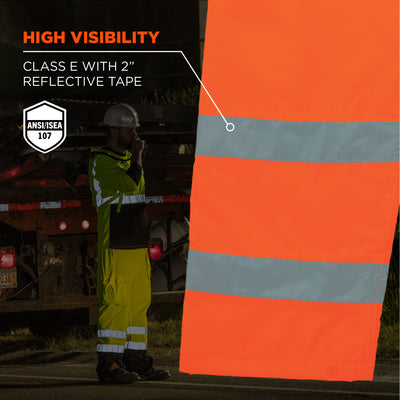 Ergodyne GloWear 8925 Hi-Vis Thermal Pants - Class E - Orange