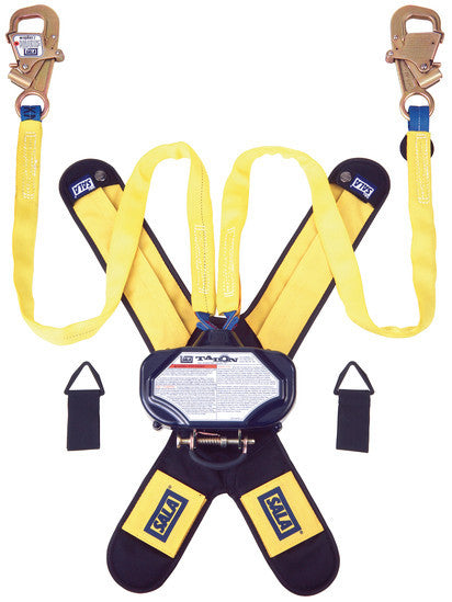 3M DBI-SALA 7.5 ft Talon Twin - Leg Tie - Back Quick Connect Self Retracting Lifeline - Web - 3102100
