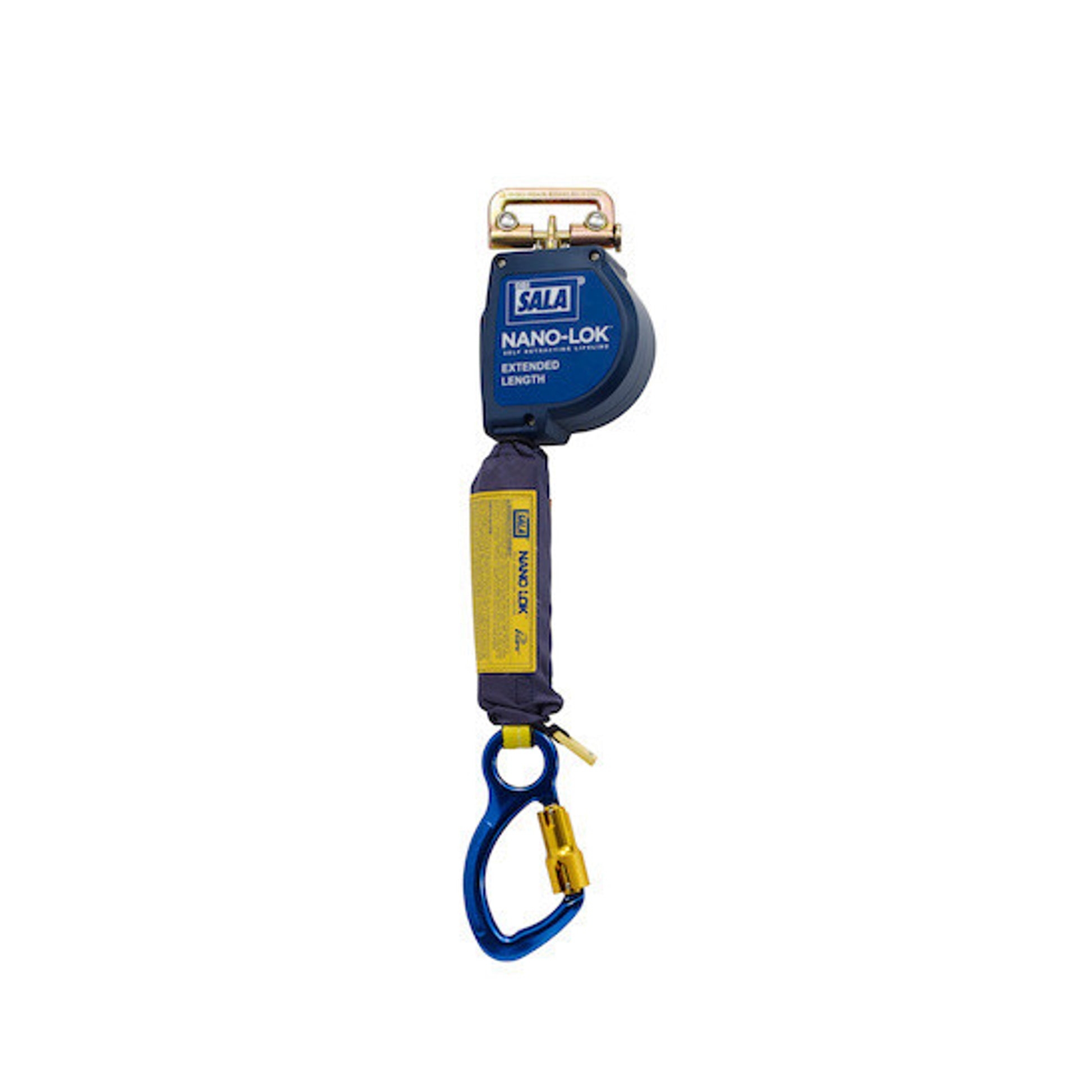 3M DBI-SALA 11 ft Nano - Lok Extended Length Quick Connect Self Retracting Lifeline - Web - 3101580