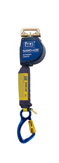 3M DBI-SALA 11 ft Nano - Lok Extended Length Quick Connect Self Retracting Lifeline - Web - 3101580