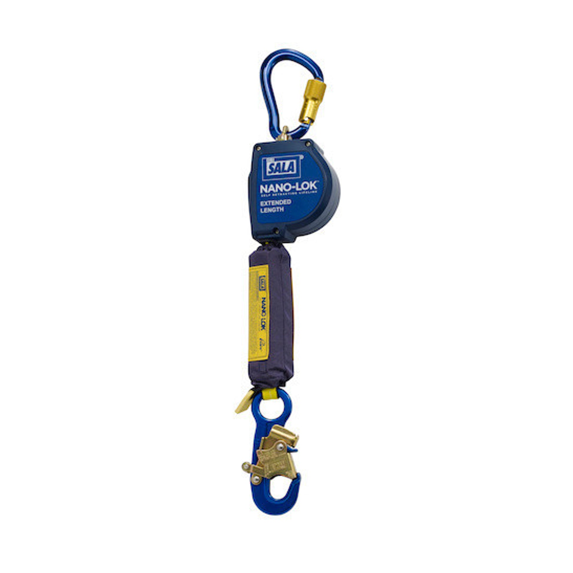 3M DBI-SALA 11 ft Nano - Lok Extended Length Self Retracting Lifeline with Anchor Hook - Web - 3101584