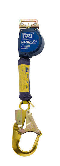 3M DBI-SALA 9 ft Nano - Lok Extended Length Quick Connect Self Retracting Lifeline - Web - 3101590