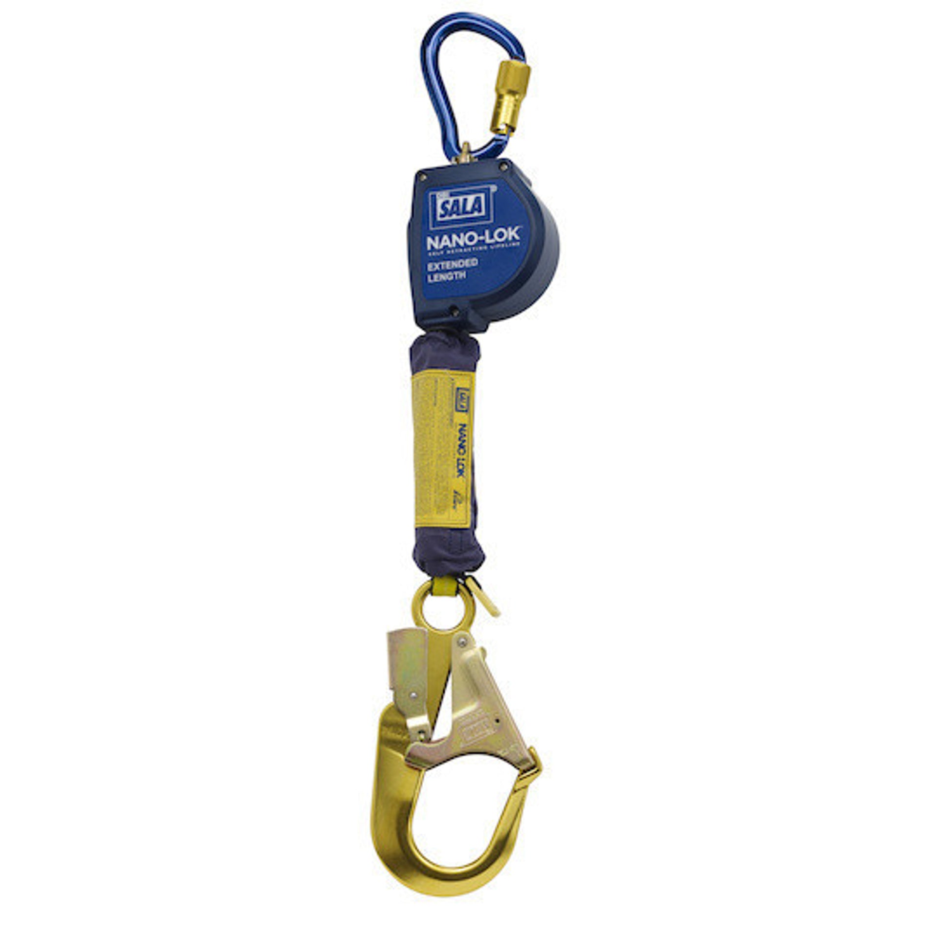 3M DBI-SALA 9 ft Nano - Lok Extended Length Self Retracting Lifeline with Anchor Hook - Web - 3101596
